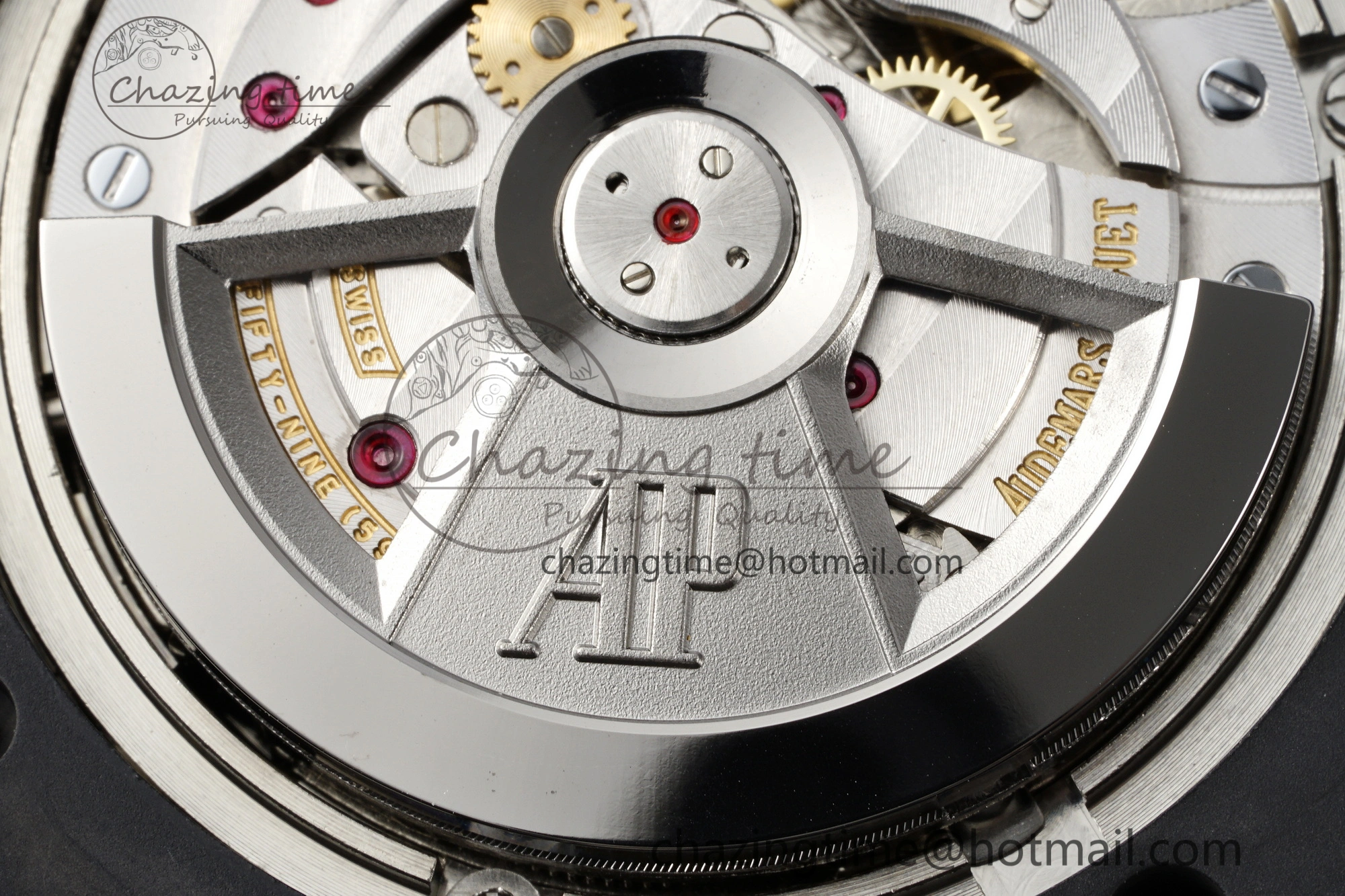 FashionForward Royal Oak Offshore 44mm Black Ceramic RSF 1:1 Best Edition Black Dial on Rubber Strap A3126 V 4717