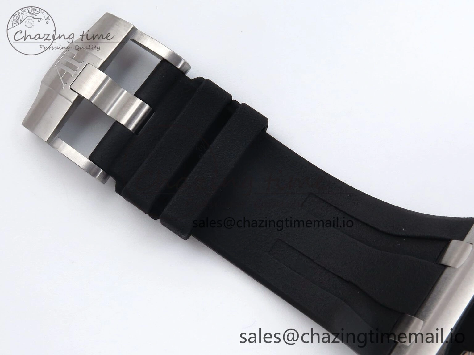Royal Oak Offshore 44mm Black Ceramic SS TKF 1:1 Best Edition Black SS Dial on Black Rubber Strap A Sustainable 4317