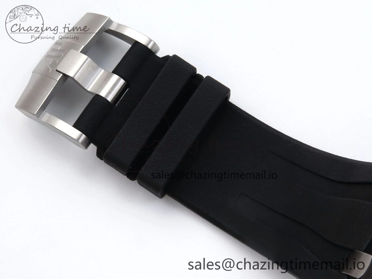 Lightweight Royal Oak Offshore 44mm Black Ceramic SS TKF 1:1 Best Edition Gray Dial on Black Rubber Strap A 4373