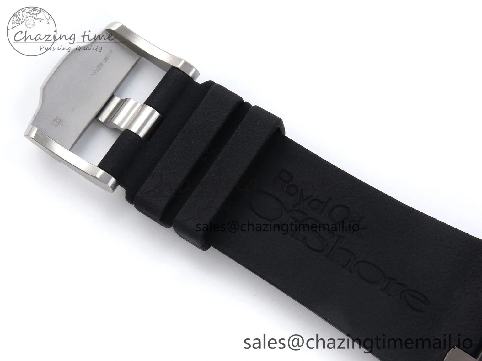 Lightweight Royal Oak Offshore 44mm Black Ceramic SS TKF 1:1 Best Edition Gray Dial on Black Rubber Strap A 4373