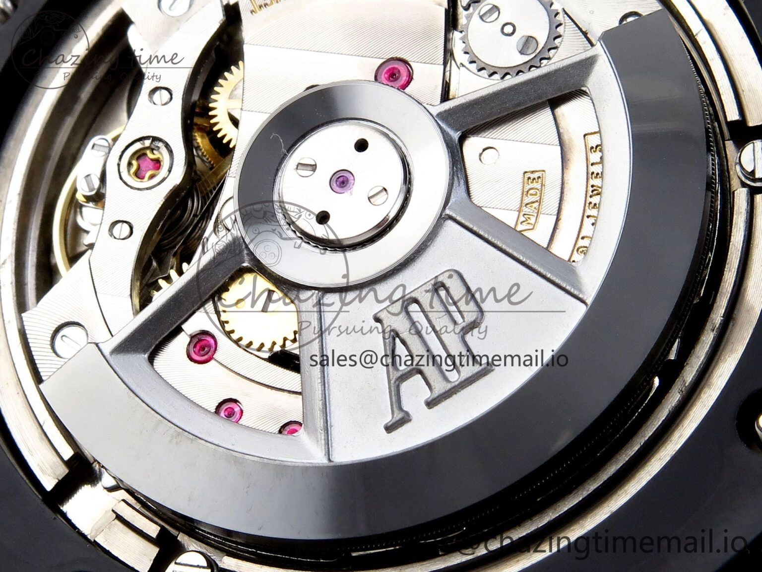 Lightweight Royal Oak Offshore 44mm Black Ceramic SS TKF 1:1 Best Edition Gray Dial on Black Rubber Strap A 4373