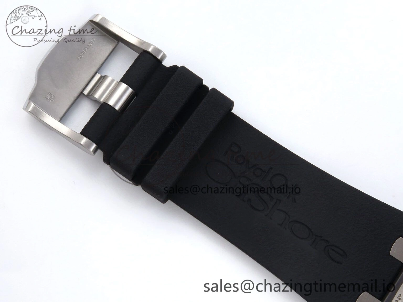 Sophisticated Royal Oak Offshore 44mm Black Ceramic TKF 1:1 Best Edition Black Dial on Black Rubber Strap A 4369