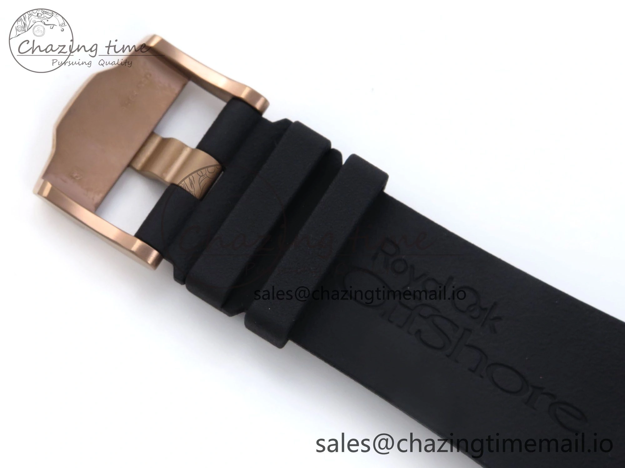 Royal Oak Offshore 44mm Black Ceramic TKF 1:1 Best Edition Black RG Dial on Black Rubber Strap A Timeless 4367
