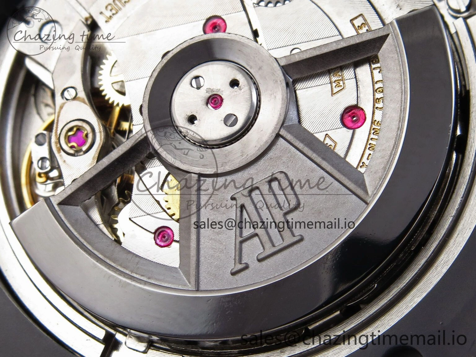 WeatherProof Royal Oak Offshore 44mm Black Ceramic TKF 1:1 Best Edition Gray Dial RG Bezel on Black Rubber Strap A 4374