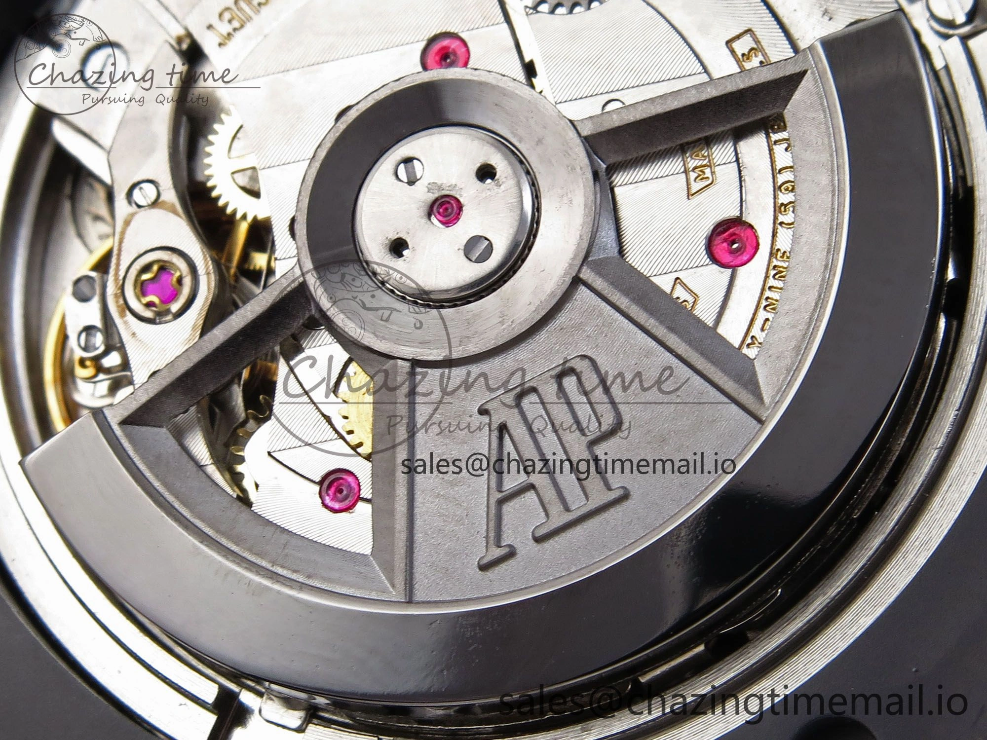 WeatherProof Royal Oak Offshore 44mm Black Ceramic TKF 1:1 Best Edition Gray Dial RG Bezel on Black Rubber Strap A 4374