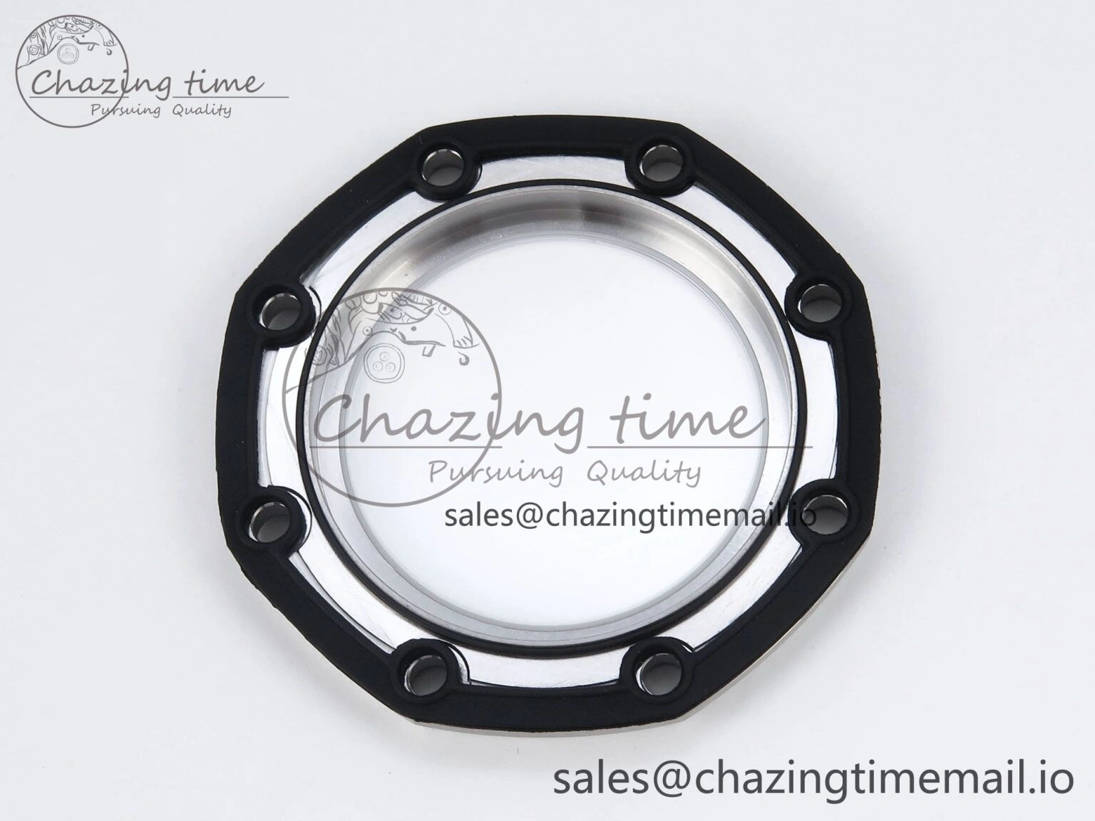 EasyMatch Royal Oak Offshore 44mm Black Themes SS TKF 1:1 Best Edition Black Dial on Black Red Rubber Strap A 4320