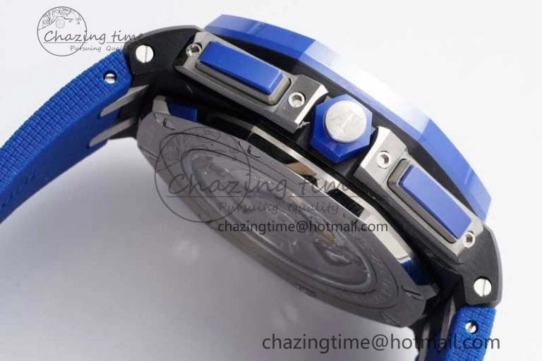 Royal Oak Offshore 44mm Blue Black Ceramic APF 1:1 Best Edition Blue Black Dial on Rubber Strap A3126 V Youthful 4618
