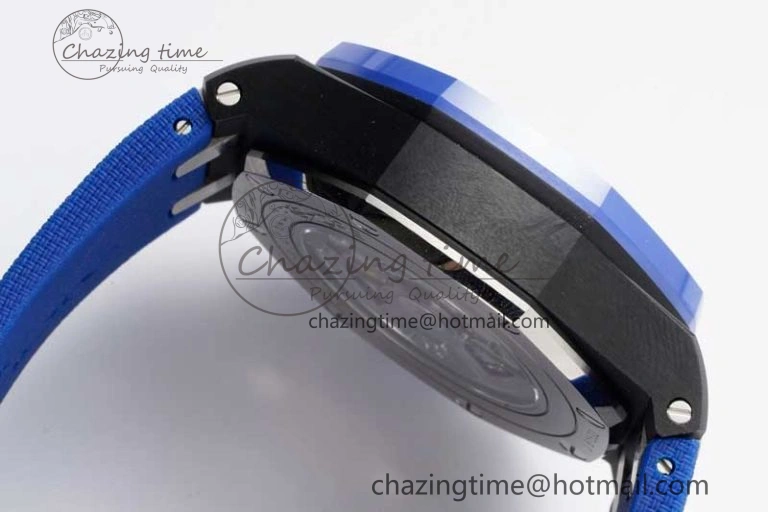 Royal Oak Offshore 44mm Blue Black Ceramic APF 1:1 Best Edition Blue Black Dial on Rubber Strap A3126 V Youthful 4618