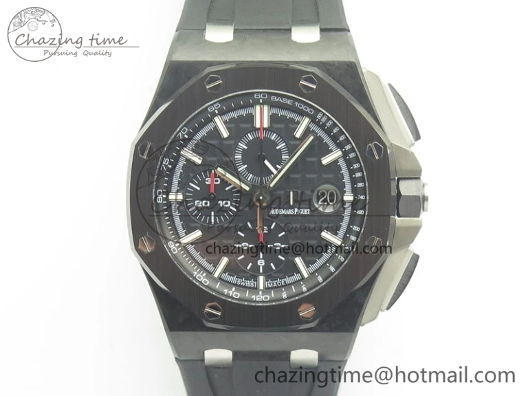 Modern Royal Oak Offshore 44mm Forged Carbon JF 1:1 Best Edition A3126 V2 w  Cyclops And DW Mod 4954