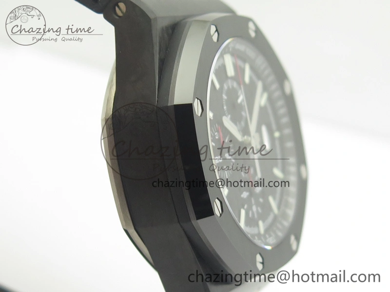 Modern Royal Oak Offshore 44mm Forged Carbon JF 1:1 Best Edition A3126 V2 w  Cyclops And DW Mod 4954