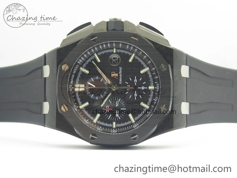 Modern Royal Oak Offshore 44mm Forged Carbon JF 1:1 Best Edition A3126 V2 w  Cyclops And DW Mod 4954