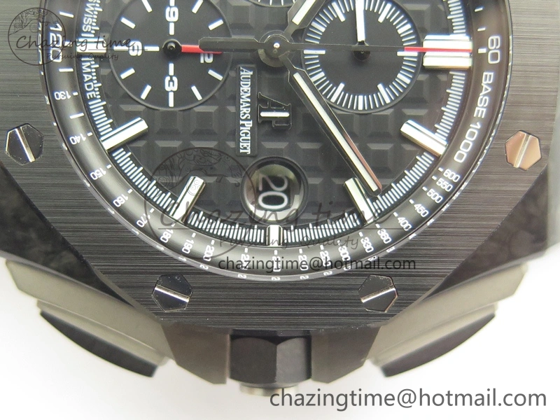 Modern Royal Oak Offshore 44mm Forged Carbon JF 1:1 Best Edition A3126 V2 w  Cyclops And DW Mod 4954