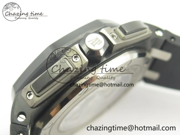 Modern Royal Oak Offshore 44mm Forged Carbon JF 1:1 Best Edition A3126 V2 w  Cyclops And DW Mod 4954