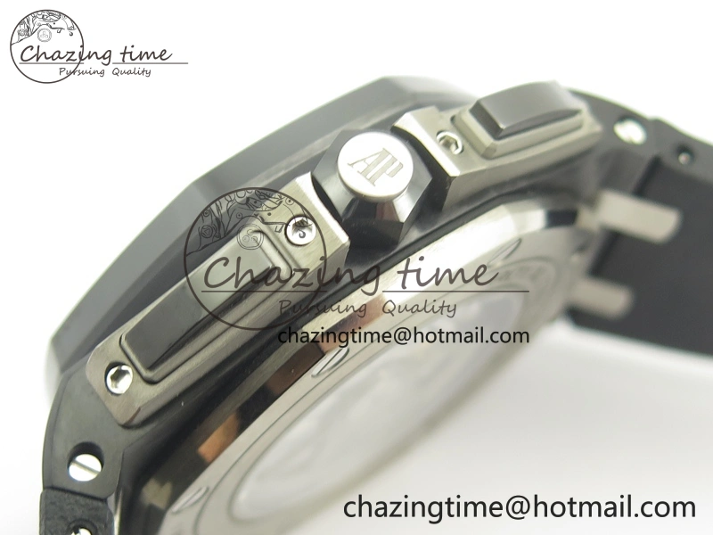 Modern Royal Oak Offshore 44mm Forged Carbon JF 1:1 Best Edition A3126 V2 w  Cyclops And DW Mod 4954