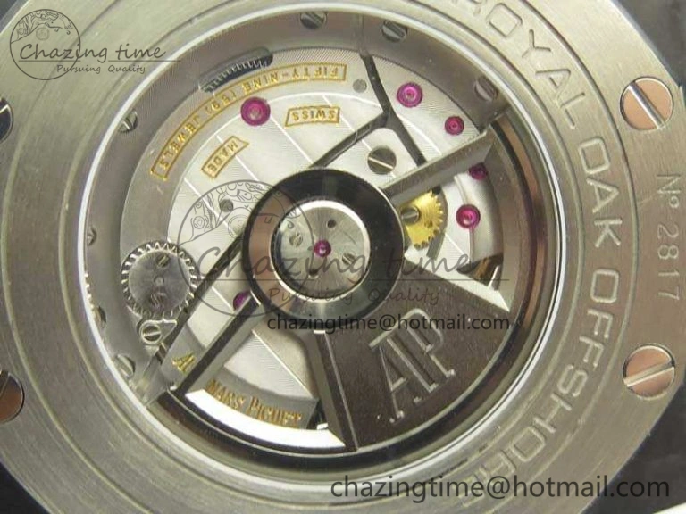 Modern Royal Oak Offshore 44mm Forged Carbon JF 1:1 Best Edition A3126 V2 w  Cyclops And DW Mod 4954
