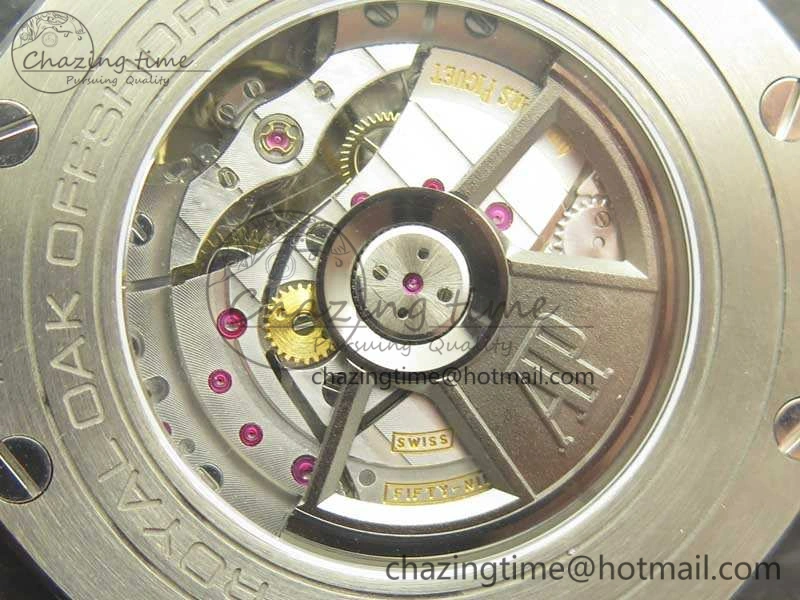 Modern Royal Oak Offshore 44mm Forged Carbon JF 1:1 Best Edition A3126 V2 w  Cyclops And DW Mod 4954