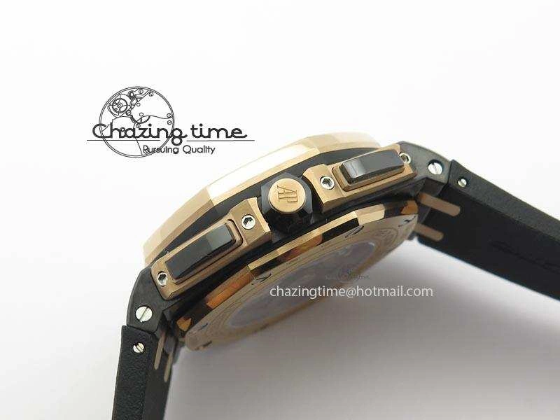 Royal Oak Offshore 44mm Forged Carbon QEII CUP 2016 JF Best Edition On Rubber Strap A3126 V Trendy 5069