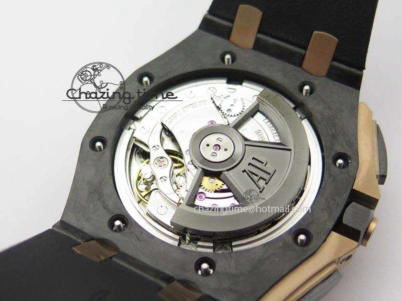 Royal Oak Offshore 44mm Forged Carbon QEII CUP 2016 JF Best Edition On Rubber Strap A3126 V Trendy 5069