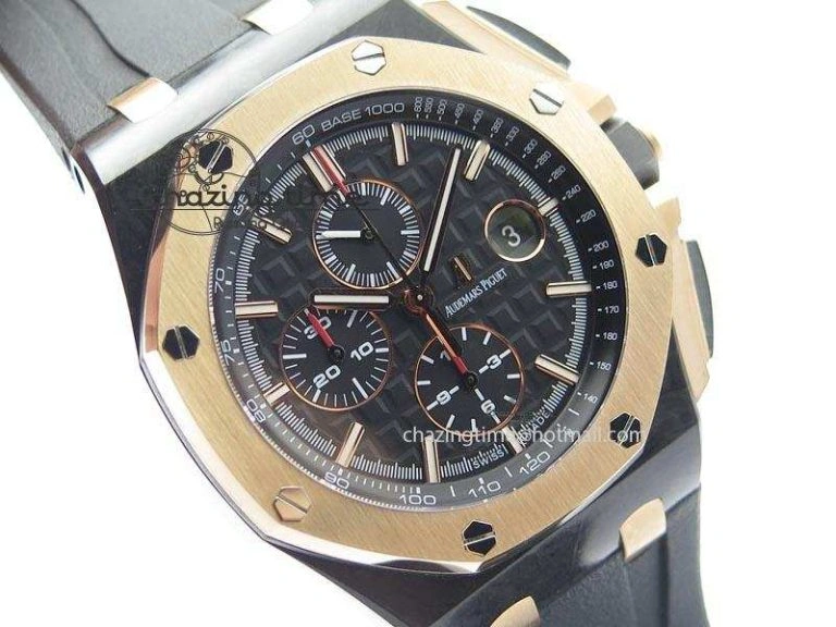 Royal Oak Offshore 44mm Forged Carbon QEII CUP 2016 JF Best Edition On Rubber Strap A3126 V Trendy 5069