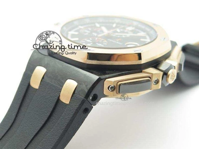 Royal Oak Offshore 44mm Forged Carbon QEII CUP 2016 JF Best Edition On Rubber Strap A3126 V Trendy 5069