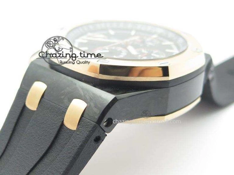 Royal Oak Offshore 44mm Forged Carbon QEII CUP 2016 JF Best Edition On Rubber Strap A3126 V Trendy 5069