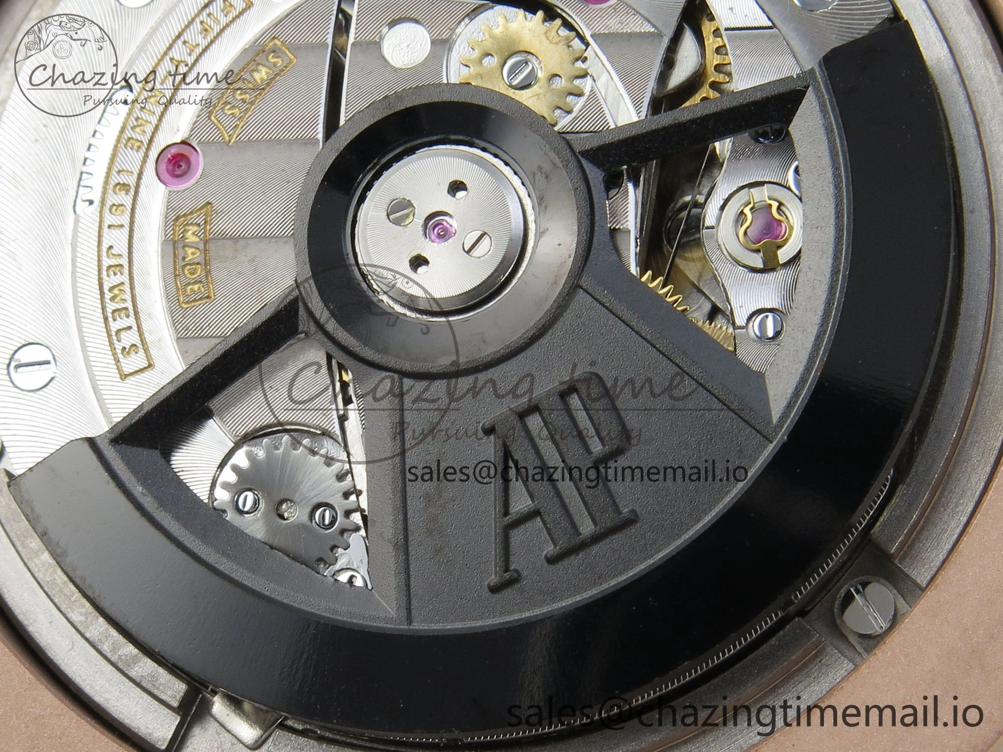 Royal Oak Offshore 44mm RG APPF Best Edition Gray Dial Ceramic Bezel on Black Rubber Strap SA Minimalist 4241