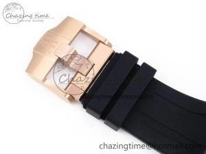 Bold Royal Oak Offshore 44mm RG Black Ceramic Bezel APF 1:1 Best Edition Black Silver Dial on Black Rubber Strap A 4548