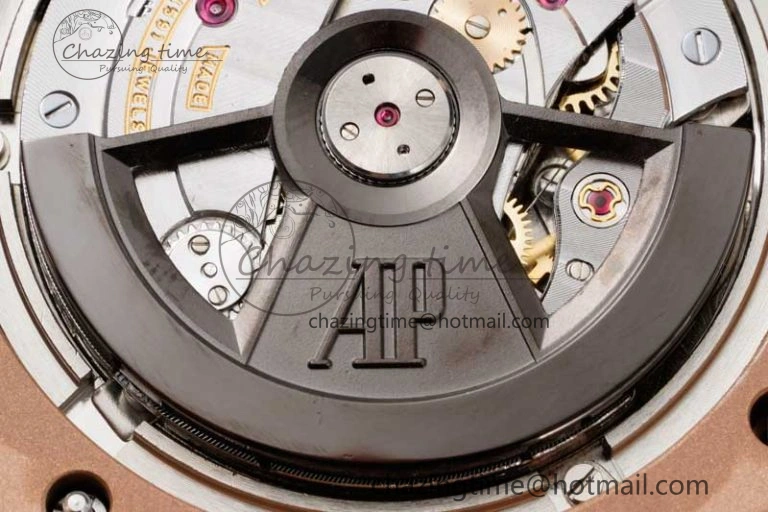 Bold Royal Oak Offshore 44mm RG Ceramic Bezel JJF 1:1 Best Edition Black White Dial on Rubber Strap A3126 V 4658