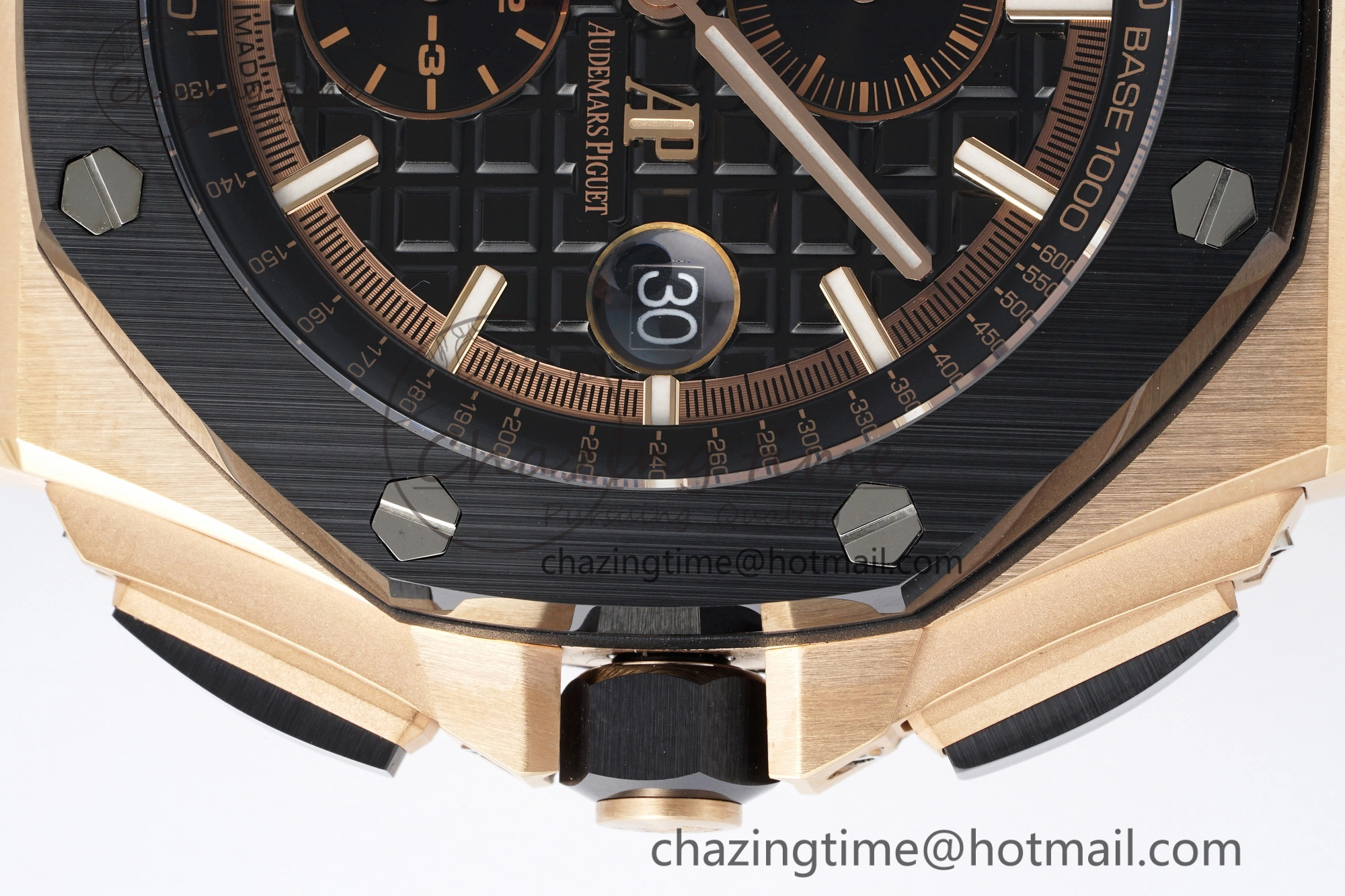 NewStyle Royal Oak Offshore 44mm RG Ceramic Bezel RSF 1:1 Best Edition Black Dial on Rubber Strap A3126 V 4721