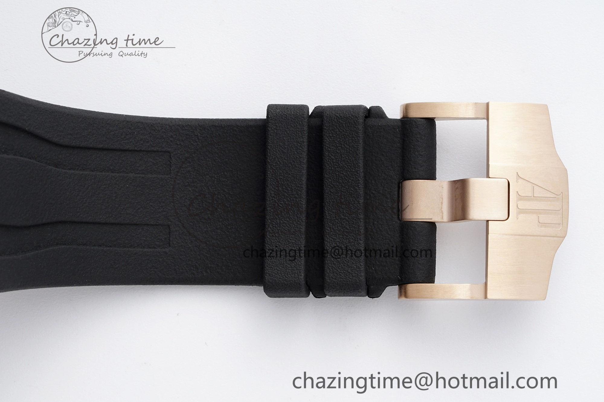NewStyle Royal Oak Offshore 44mm RG Ceramic Bezel RSF 1:1 Best Edition Black Dial on Rubber Strap A3126 V 4721