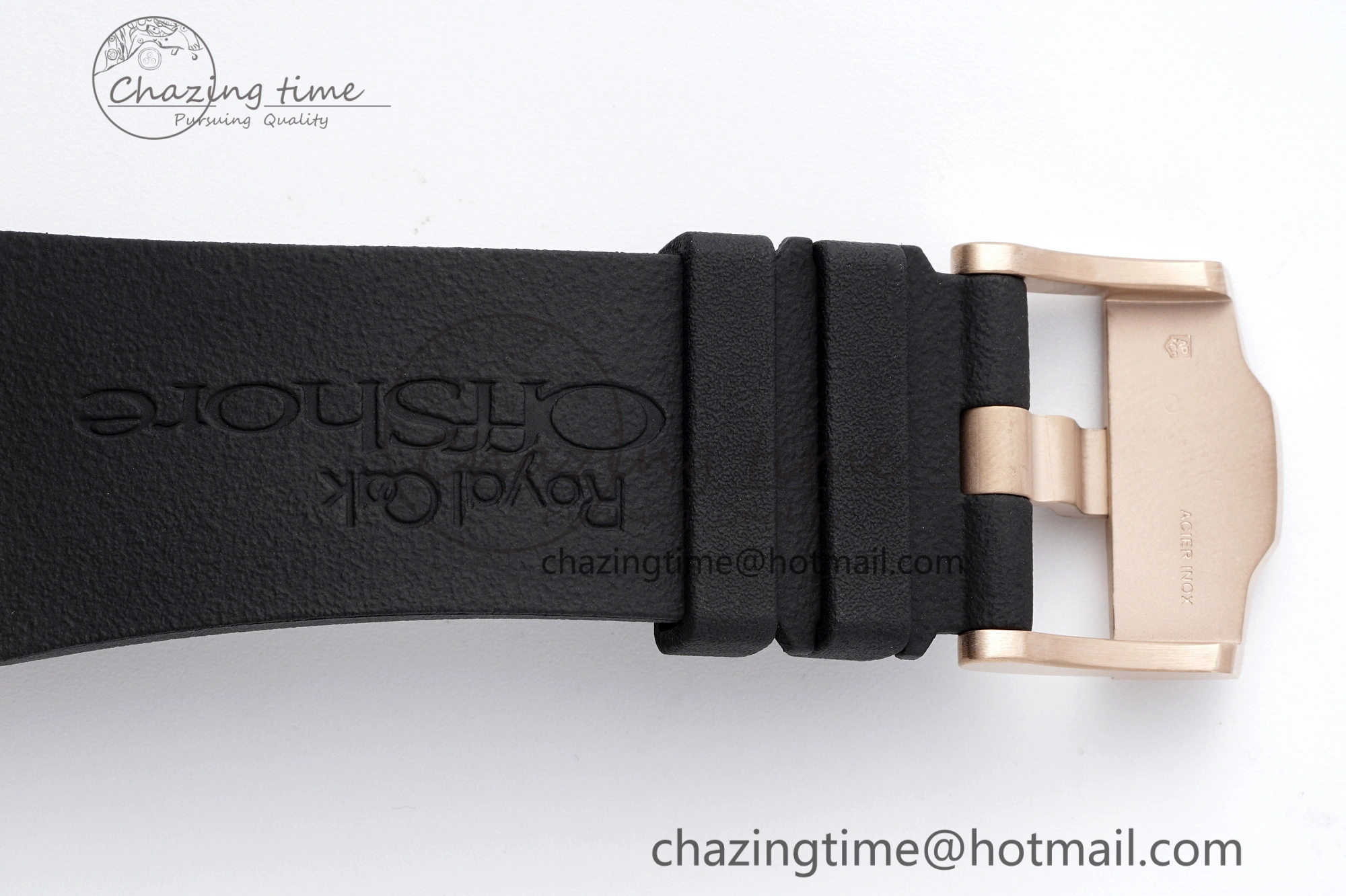 NewStyle Royal Oak Offshore 44mm RG Ceramic Bezel RSF 1:1 Best Edition Black Dial on Rubber Strap A3126 V 4721