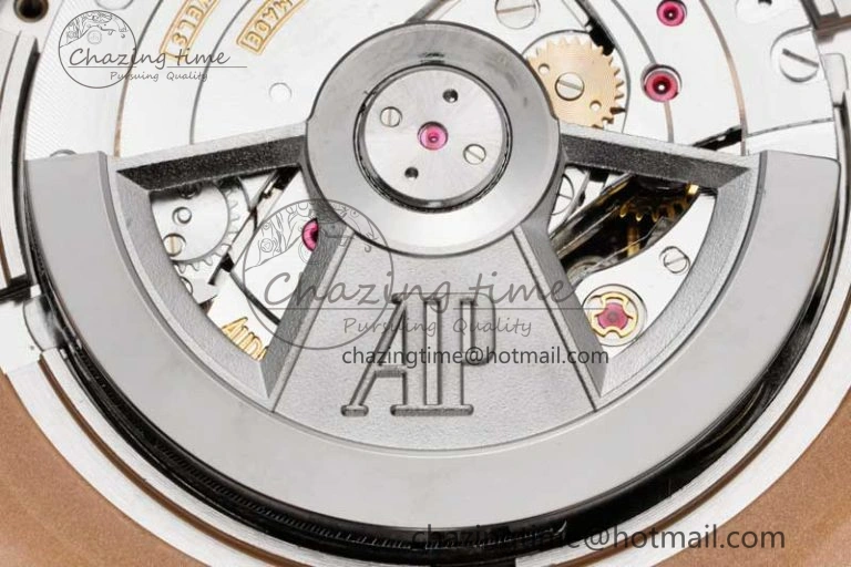 Royal Oak Offshore 44mm RG JJF 1:1 Best Edition White Dial on White Rubber Strap A3126 V Flexible 4654