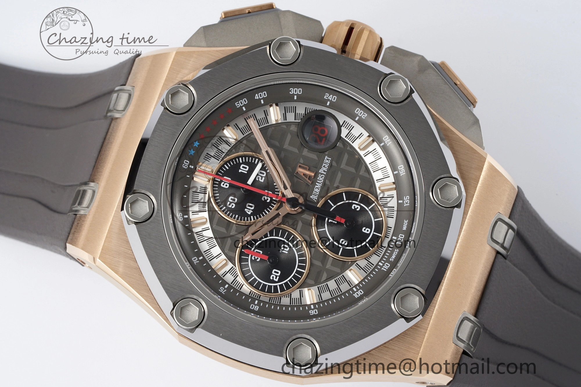 Affordable Royal Oak Offshore 44mm RG Michael Schumacher 1:1 JJF Best Edition A 4650