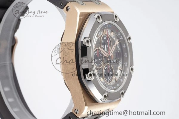 Affordable Royal Oak Offshore 44mm RG Michael Schumacher 1:1 JJF Best Edition A 4650