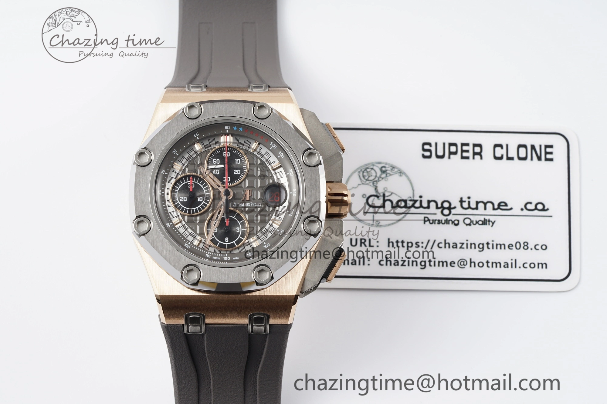 Affordable Royal Oak Offshore 44mm RG Michael Schumacher 1:1 JJF Best Edition A 4650