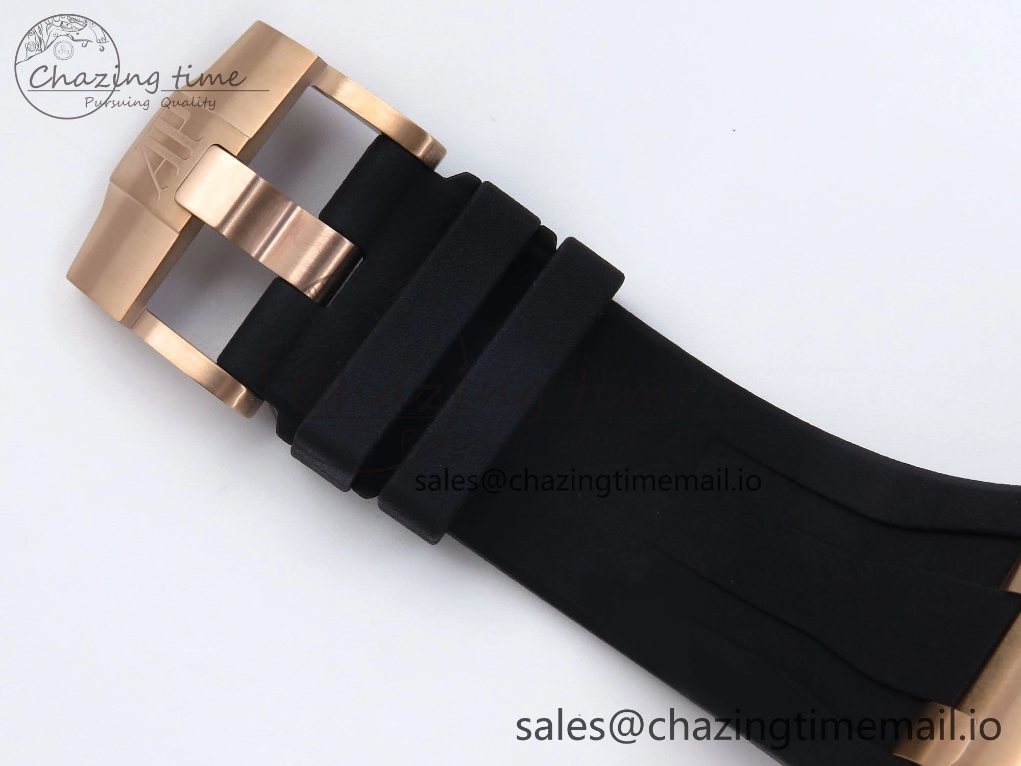 Royal Oak Offshore 44mm RG TKF 1:1 Best Edition Black Dial on Black Rubber Strap A SmartChoice 4319