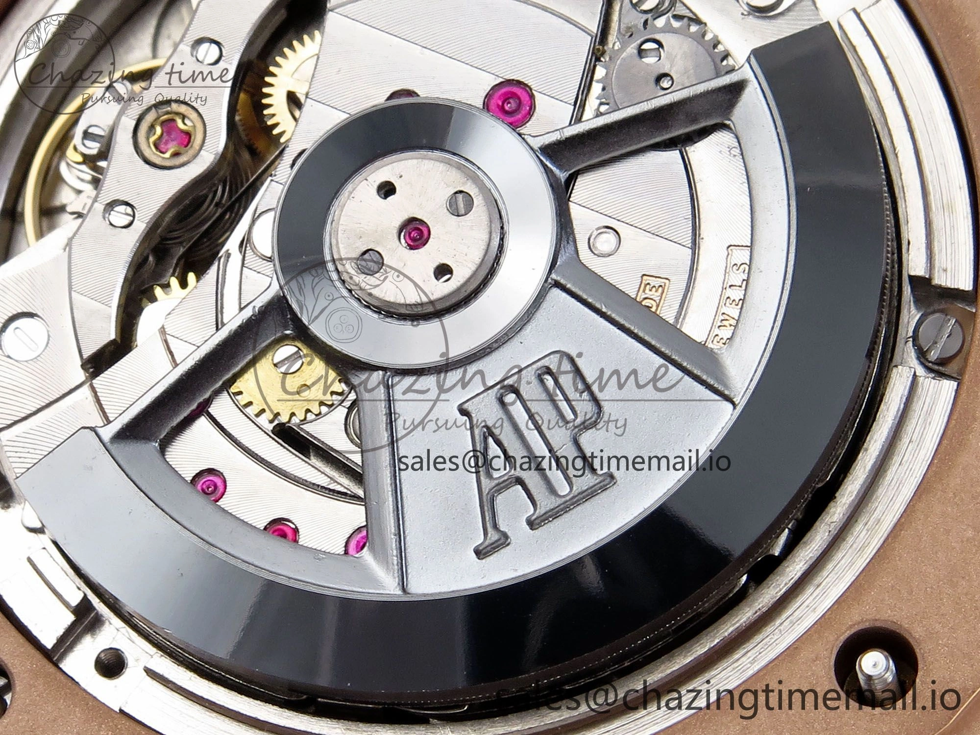 Royal Oak Offshore 44mm RG TKF 1:1 Best Edition Black Dial on Black Rubber Strap A SmartChoice 4319
