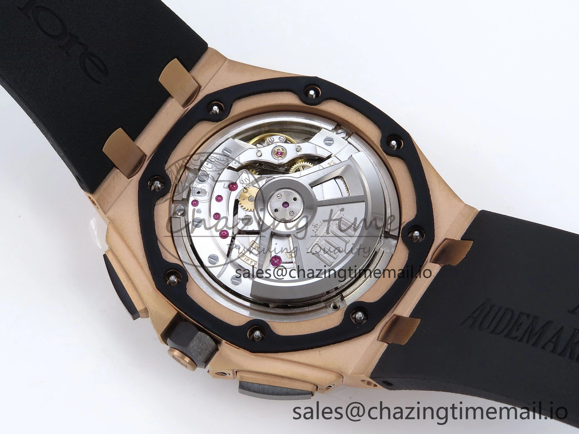 Royal Oak Offshore 44mm RG TKF 1:1 Best Edition Gray Dial on Black Rubber Strap A WellDesigned 4372