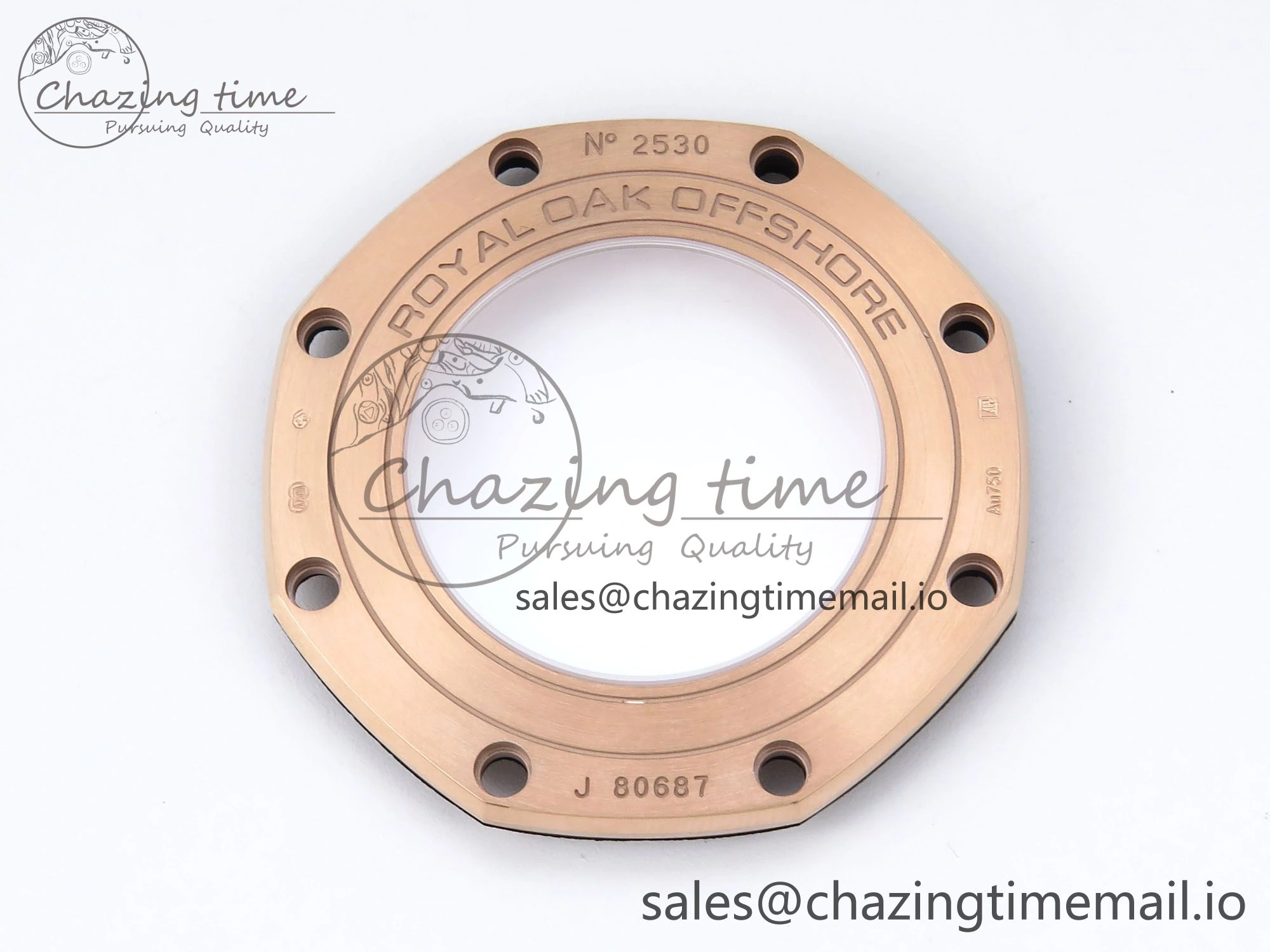 Royal Oak Offshore 44mm RG TKF 1:1 Best Edition White Dial on White Rubber Strap A SportInspired 4363