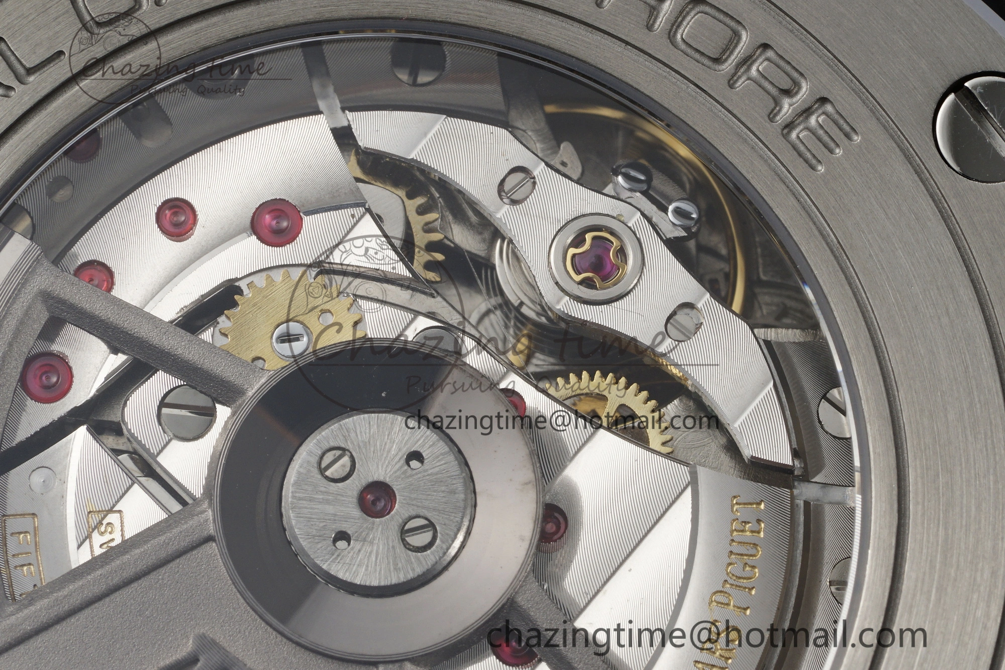 Royal Oak Offshore 44mm Real Ceramic APF 1:1 Best Edition Black Dial RG Markers on Rubber Strap A Refined 4697