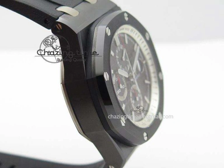 HighQuality Royal Oak Offshore 44mm Real Ceramic JF 1:1 Best Edition Grey Dial A 5089