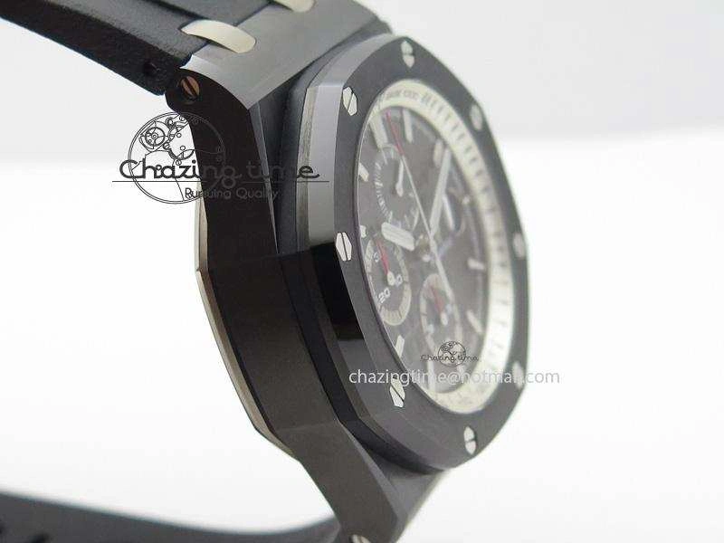 HighQuality Royal Oak Offshore 44mm Real Ceramic JF 1:1 Best Edition Grey Dial A 5089