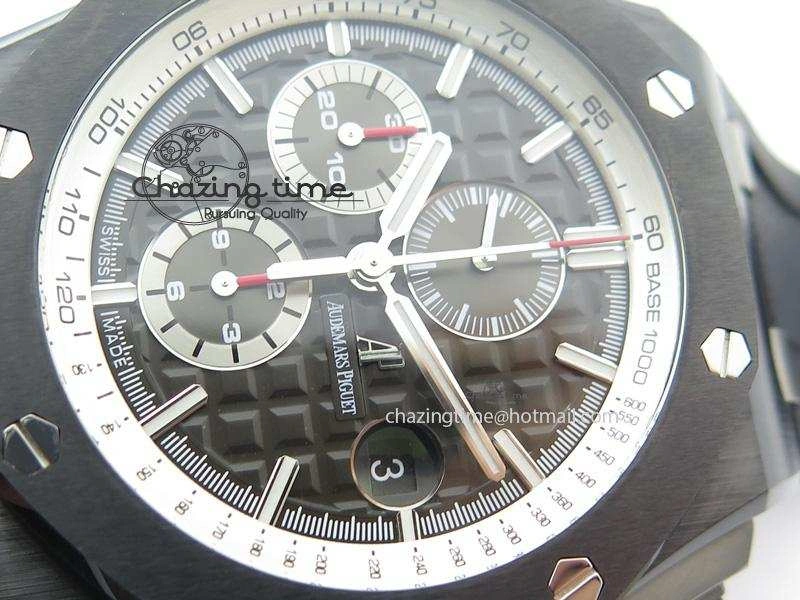 HighQuality Royal Oak Offshore 44mm Real Ceramic JF 1:1 Best Edition Grey Dial A 5089