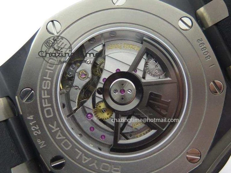 HighQuality Royal Oak Offshore 44mm Real Ceramic JF 1:1 Best Edition Grey Dial A 5089