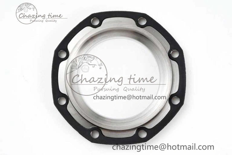 Colorful Royal Oak Offshore 44mm Real Ceramic RSF 1:1 Best Edition Black Dial RG Markers on Rubber Strap A 4758