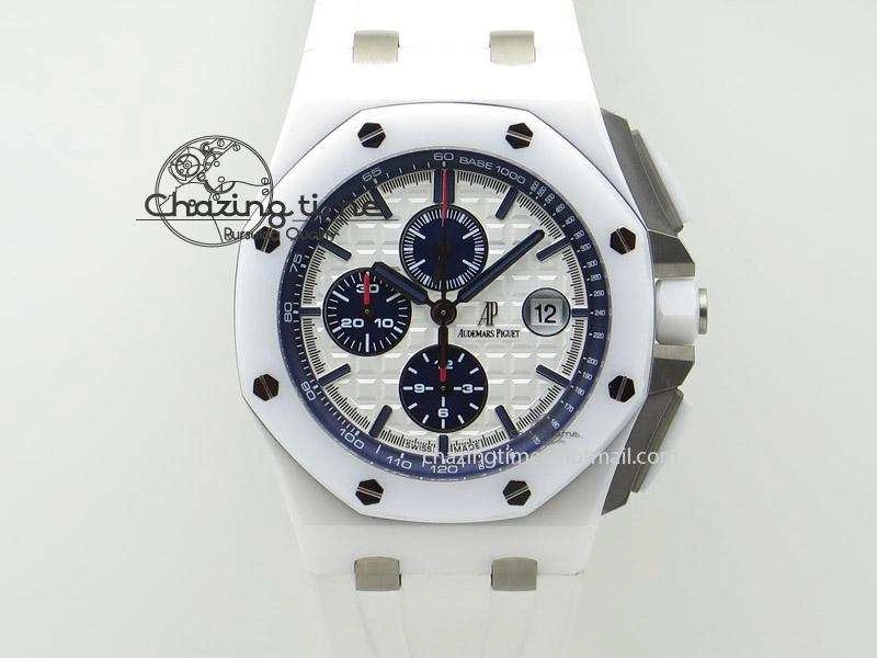 Royal Oak Offshore 44mm Real White Ceramic JF Best Edition A Sustainable 5117