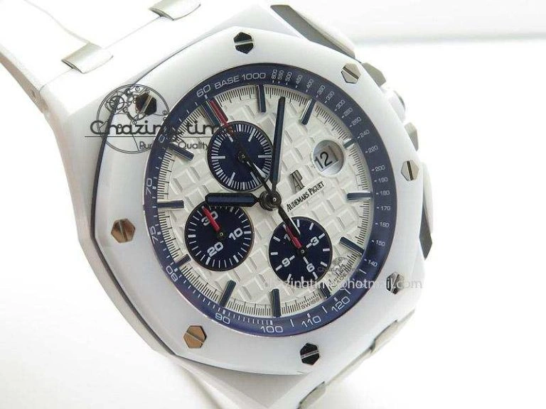 Royal Oak Offshore 44mm Real White Ceramic JF Best Edition A Sustainable 5117