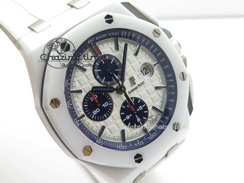 Royal Oak Offshore 44mm Real White Ceramic JF Best Edition A Sustainable 5117
