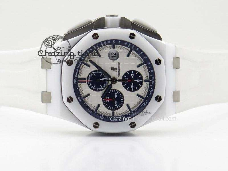 Royal Oak Offshore 44mm Real White Ceramic JF Best Edition A Sustainable 5117