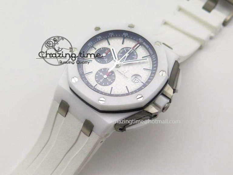 Royal Oak Offshore 44mm Real White Ceramic JF Best Edition A Sustainable 5117